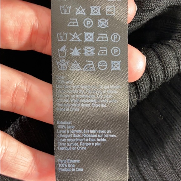 ALLSAINTS NWT Lightweight Wool Ribbed Crop Top - Picture 8 of 8